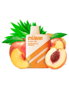 POD DESECHABLE MUBAR KUBA 700 - PINEAPPLE PEACH | BENGALASPAIN