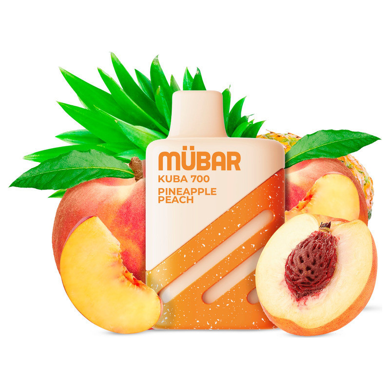POD DESECHABLE MUBAR KUBA 700 - PINEAPPLE PEACH | BENGALASPAIN