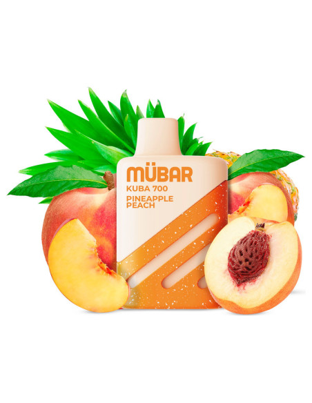 POD DESECHABLE MUBAR KUBA 700 - PINEAPPLE PEACH | BENGALASPAIN