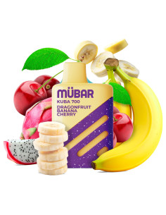 POD DESECHABLE MUBAR KUBA 700 - DRAGON FRUIT BANANA CHERRY | BENGALASPAIN