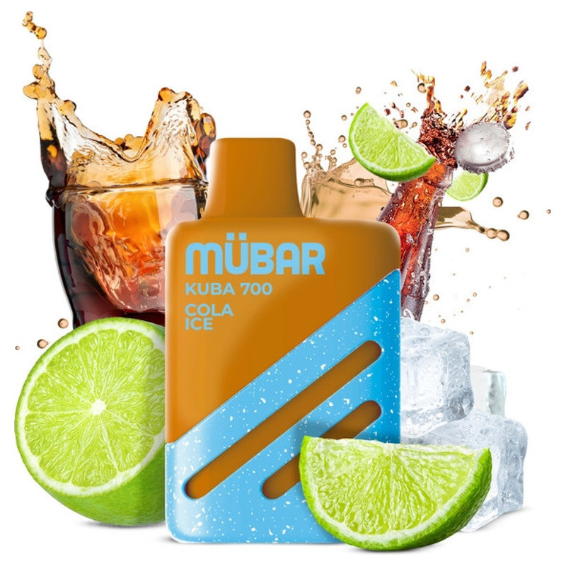 POD DESECHABLE MUBAR KUBA 700 - COLA ICE