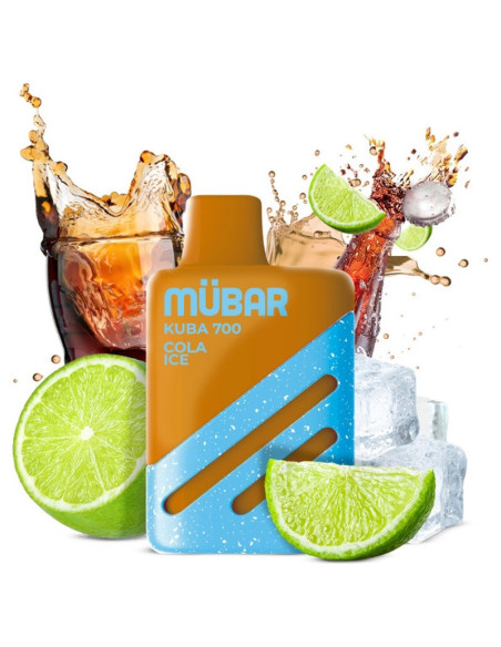 POD DESECHABLE MUBAR KUBA 700 - COLA ICE