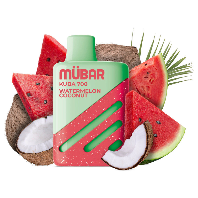POD DESECHABLE MUBAR KUBA 700 - WATERMELON COCONUT | BENGALASPAIN