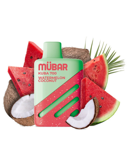POD DESECHABLE MUBAR KUBA 700 - WATERMELON COCONUT | BENGALASPAIN