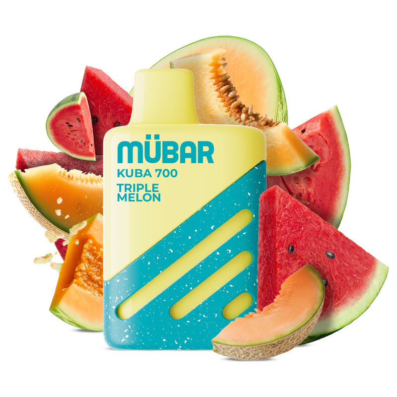 POD DESECHABLE MUBAR KUBA 700 - TRIPLE MELON