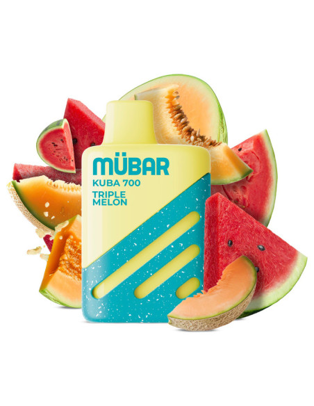 POD DESECHABLE MUBAR KUBA 700 - TRIPLE MELON
