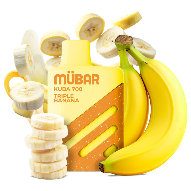 POD DESECHABLE MUBAR KUBA 700 - TRIPLE BANANA | BENGALASPAIN