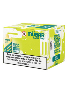 Mübar Kuba 700 Triple Melon · caja 10 | Bengala Spain