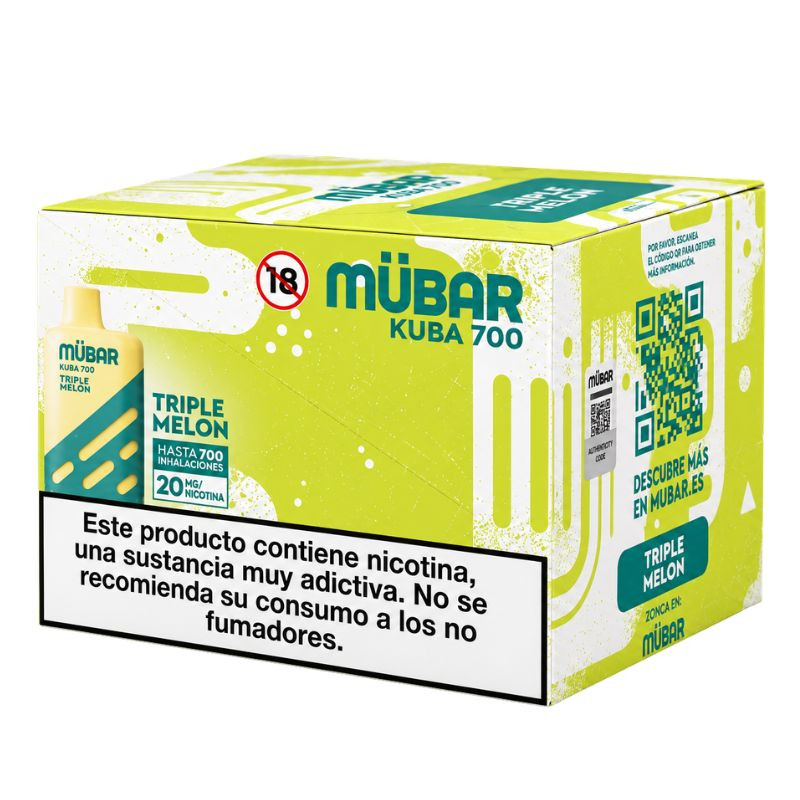 Mübar Kuba 700 Triple Melon · caja 10 | Bengala Spain