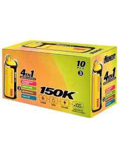 CAJA POD DESECHABLE IMOMENT 4 EN 1 (STRAWBERRY BANANA / LEMON LIME / MELON COCO / COLA ICE) 150K 10UD