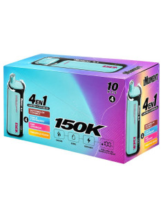 CAJA POD DESECHABLE IMOMENT 4 EN 1 (WATERMELON COCONUT / TRIPLE STRAWBERRY / PINK LEMONADE / PINEAPPLE PEACH) 150K 10UD