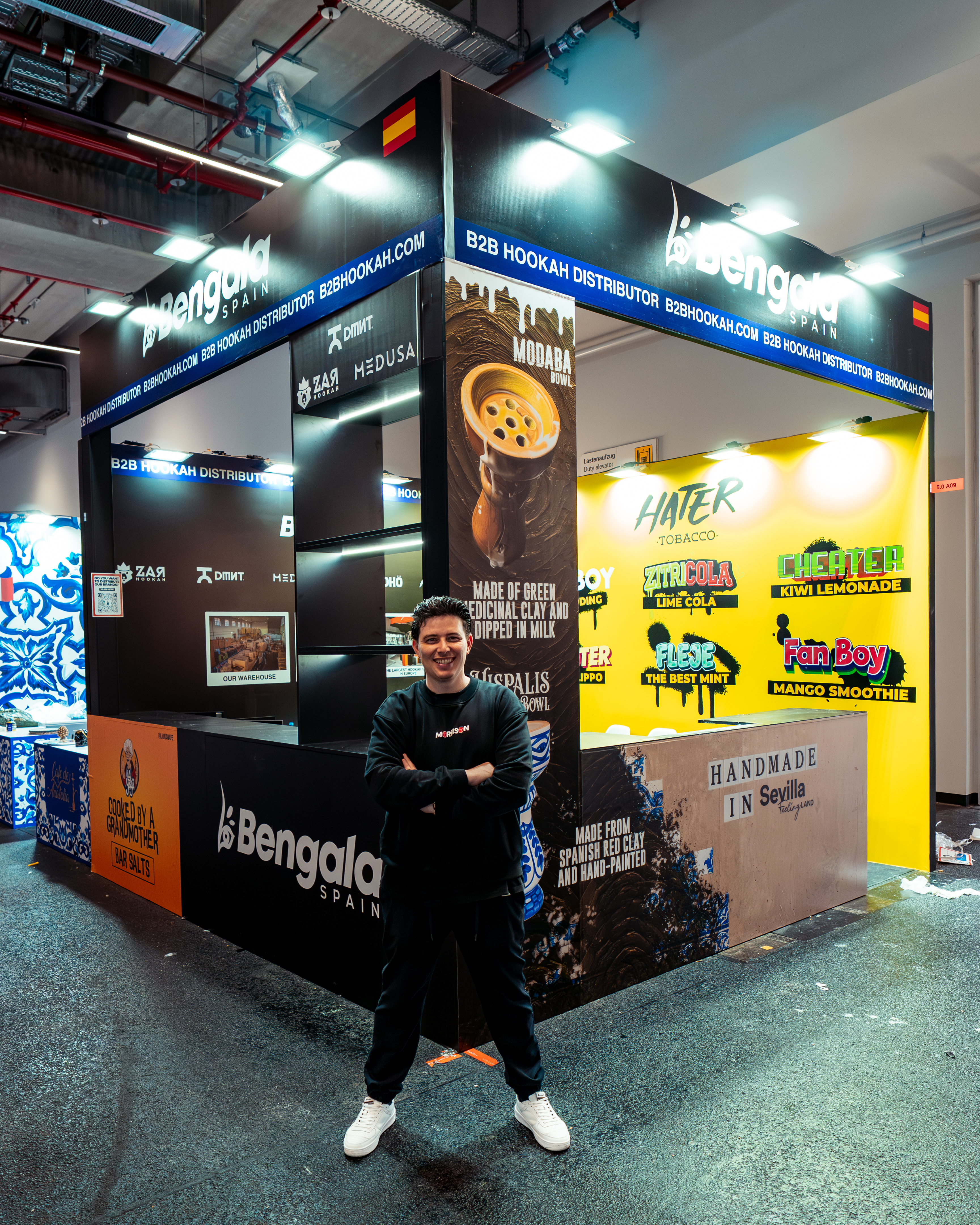 Stand de Bengala Group en ShishaMesse 2026 Frankfurt