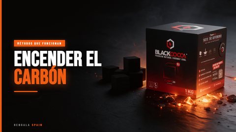 Formas de encender el carbón natural para la cachimba