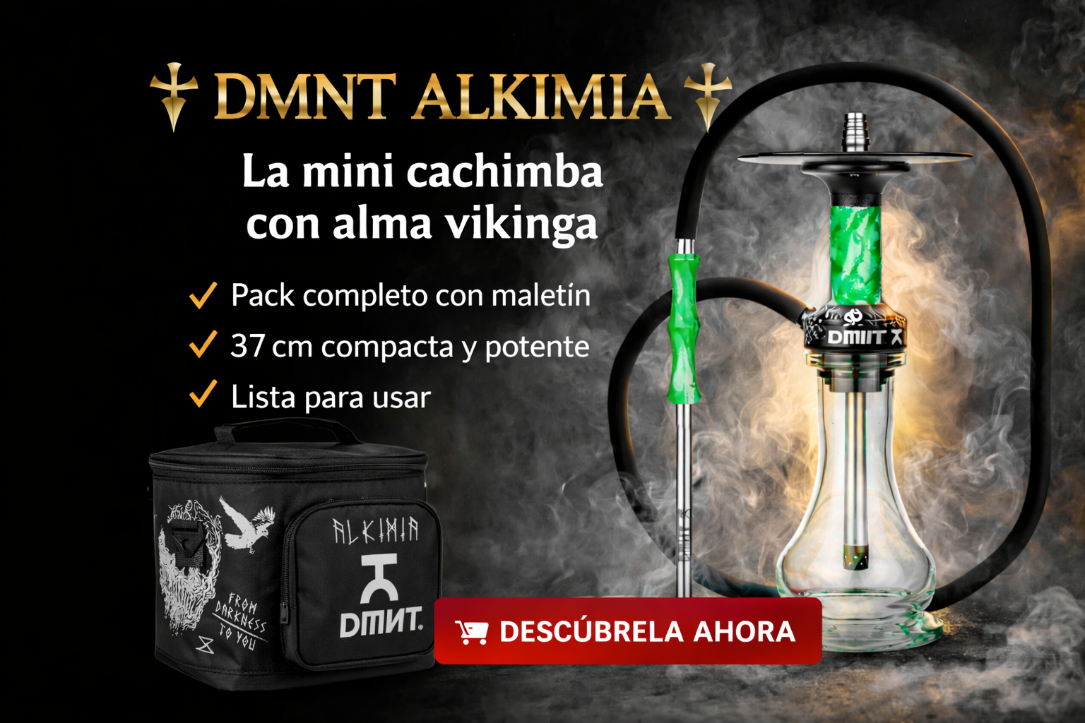 Cachimba DMNT Alkimia – Guía completa, análisis y opiniones (2026)